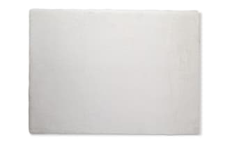 Angora 5' x 7' White Solid Rug