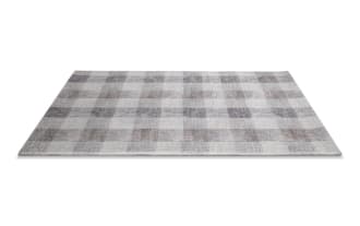 Cottage Check Angora 8' x 10' Beige Plaid Rug