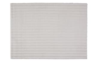 Sofia Channel 5' x 7' White Solid Rug