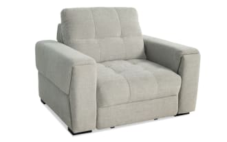 Slider Bob Gray Power Sliding Chair with USB & USB-C Ports