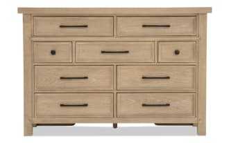 Hudson Natural 9 Drawer Dresser