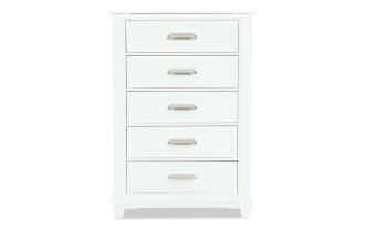 Sunset Cove White 5 Drawer Lift-Top Chest