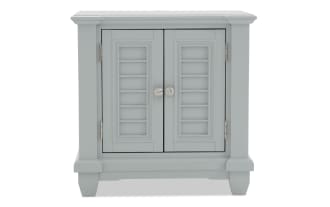 Sunset Cove Gray 2 Door Nightstand
