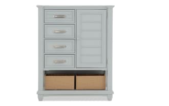 Sunset Cove Gray 4 Drawer Wardrobe