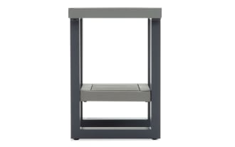 Cambria Black & Gray Outdoor End Table
