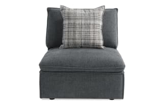 Infinity Thunder Blue Armless Chair