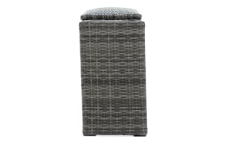 Modular Bob® Gray Wicker Outdoor Storage Console