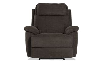 Commander Brown Power Recliner with USB & USB-C Ports