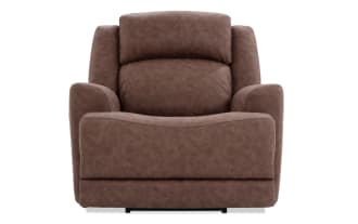 Hercules Brown Massaging Power Lift Recliner