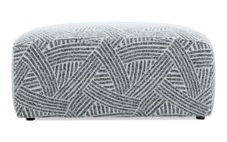 Sofia Black Cocktail Ottoman