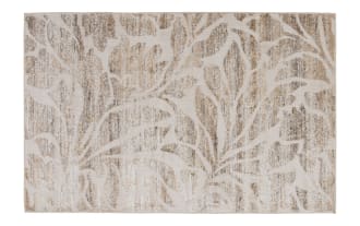 Iris 5' x 8' White Floral Rug