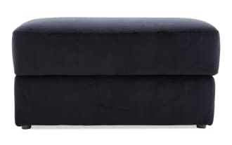 Sofia Black Ottoman