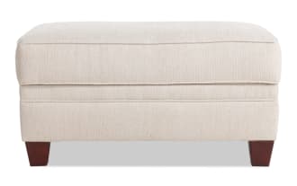 Portland Beige Storage Ottoman
