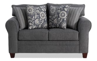 Portland Gray 65'' Loveseat