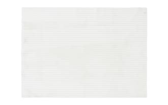 Sofia 5' x 7' White Solid Washable Rug
