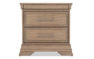 Avalon Light Brown 2 Drawer Nightstand