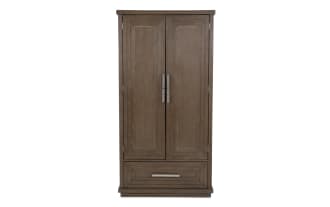 Infinity Brown 2 Drawer Armoire