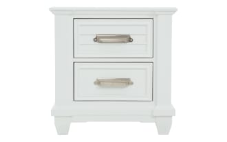 Sunset Cove Youth White 2 Drawer Nightstand