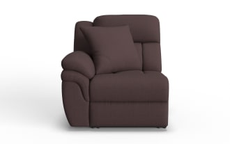 Playmaker Chocolate Left Arm Facing Power Recliner with USB & USB-C Ports