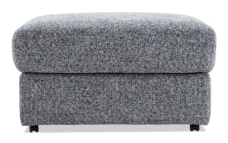Amplify Gray Storage Ottoman