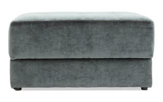 Jewels Emerald Storage Ottoman