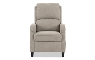 Nessa Beige Pushback Recliner