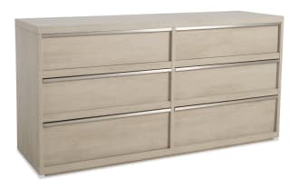 Delray White 6 Drawer Dresser