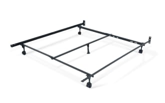 Queen Bed Frame with Casters