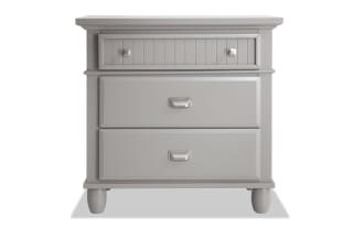 Spencer Gray 3 Drawer Nightstand