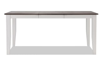 Blake White & Gray Extendable Dining Table