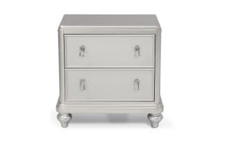 Diva II Platinum 2 Drawer Nightstand