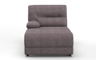Pacifica Gray Left Arm Facing Power Reclining Chaise