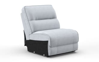 Pacifica Silver Armless Chair