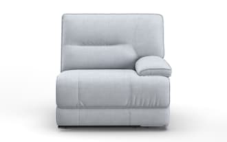 Pacifica Silver Right Arm Facing Power Recliner with USB Port