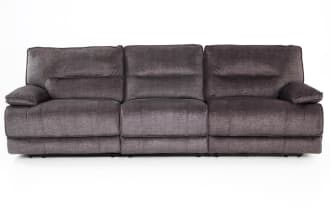 Pacifica Gray 114'' Power Reclining Sofa