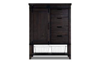 Montana Brown 4 Drawer Wardrobe