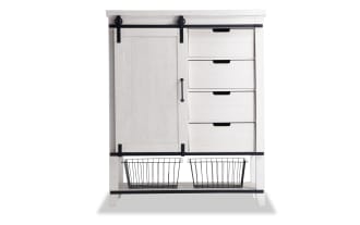 Montana White 4 Drawer Wardrobe