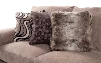 Luxe Gray 150'' 4 Piece Right Arm Facing Chaise Sectional