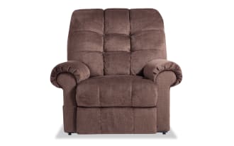 Omni II Brown Massaging Power Lift Recliner