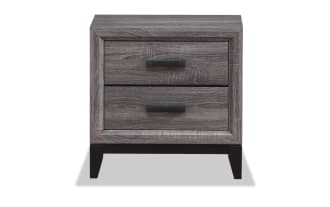 Joss Gray 2 Drawer Nightstand