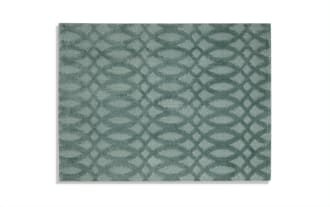 Glass 8' x 10' Geometric Shag Rug