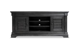 Laurel 64'' Charcoal Fully Assembled Storage TV Stand