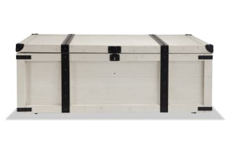 Montana White Storage Trunk Coffee Table
