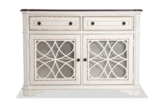 Scarlett White & Oak 2 Drawer Server