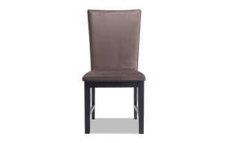Cosmopolitan Espresso & Chocolate Solid Back Upholstered Dining Chair