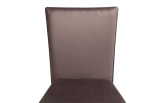 Cosmopolitan Espresso & Chocolate Solid Back Counter Height Stool