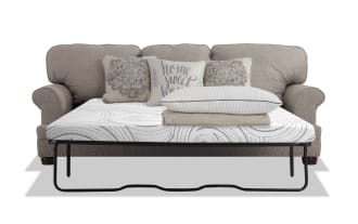Charleston Beige 90'' Sleeper Sofa with Queen Cooling Mattress