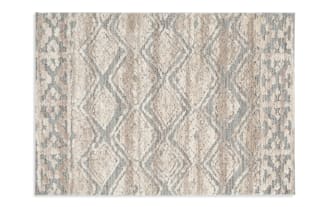 Charleston 5' x 7' Beige Ikat Rug