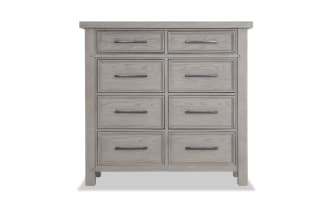 Hudson Gray 8 Drawer Bureau