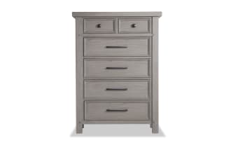 Hudson Gray 6 Drawer Chest
